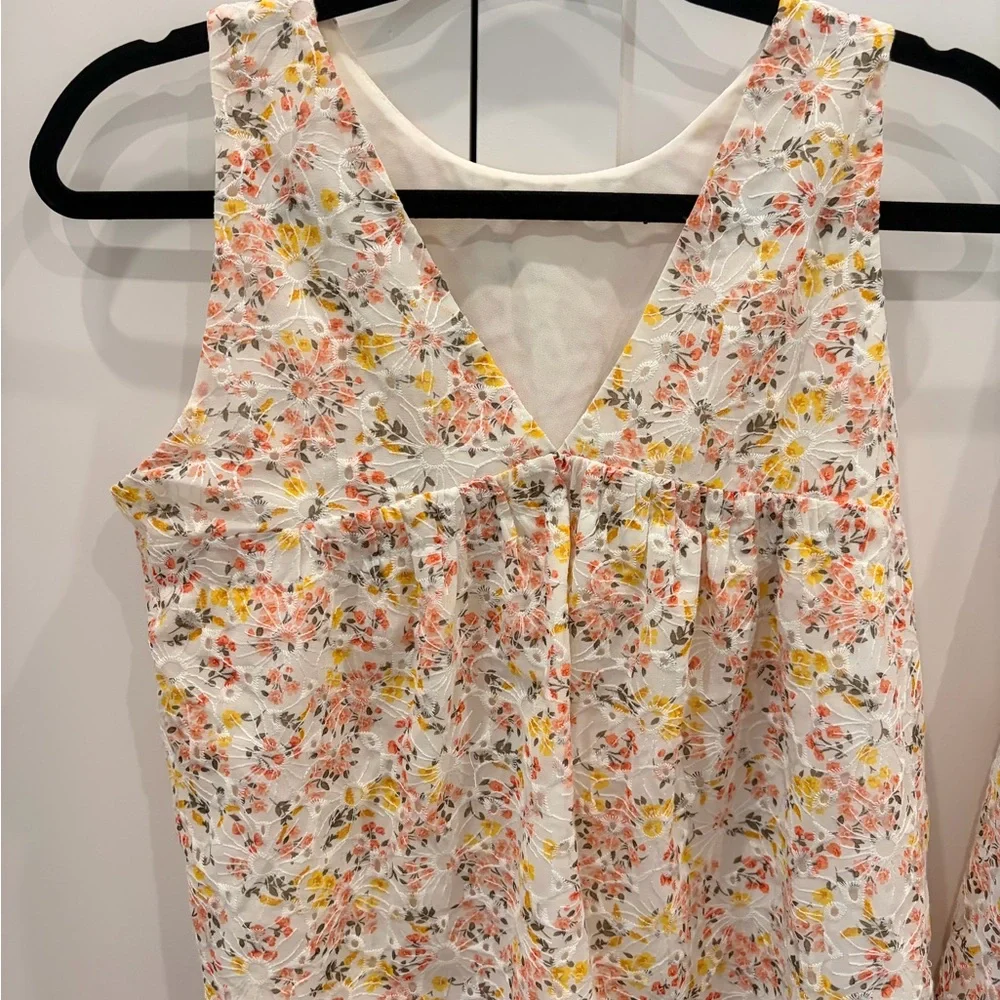 LOFT Floral Cream Skirt Set - Picture 4 of 9